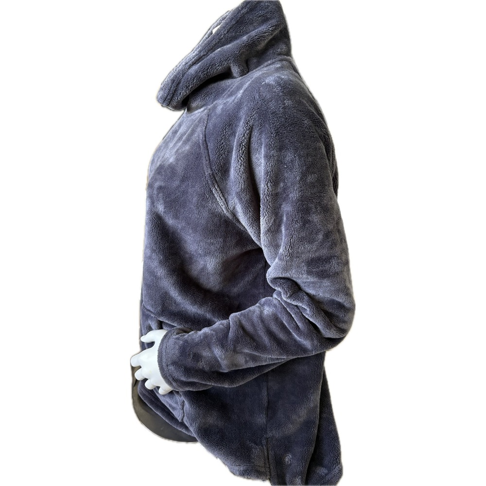 NWOT Champion Women's XL Gray Fleece Wearable Blanket Sweatshirt Snuggle Lounger - Picture 6 of 10